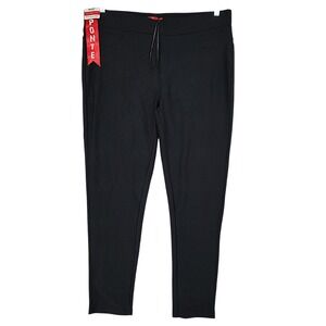 Maze Collection Tregging Pants 3X Women Black Ponte Levanta Cola Slim Leg NEW